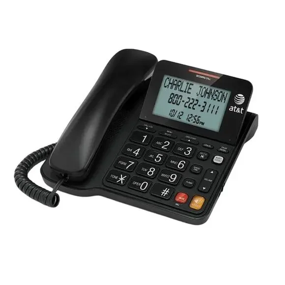 AT&T CL2940 Corded Landline Phone Large Display Desk Wall Mount New Open Box - Picture 2 of 8